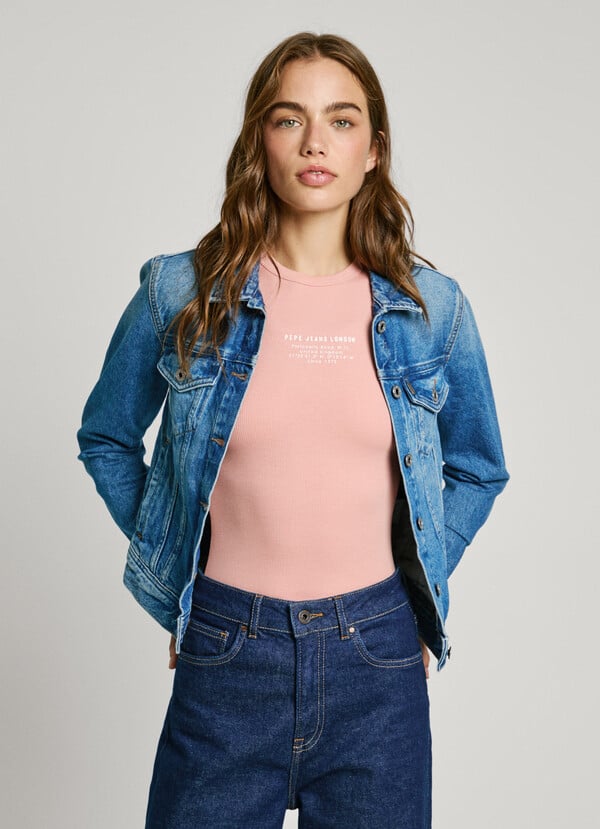 Pepe Jeans Blusão Denim - detalhe