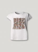 Pepe Jeans t-shirt jersey mesclado logo étnico estampado