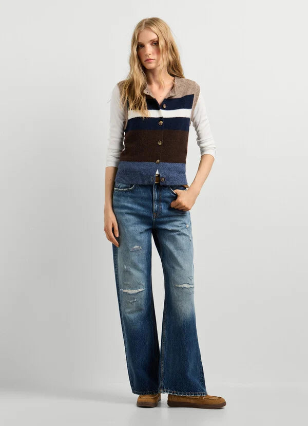 Pepe Jeans Colete Malha Alani