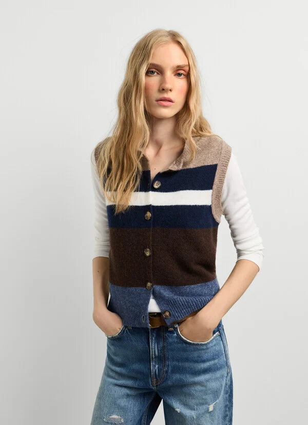 Pepe Jeans Colete Malha Alani