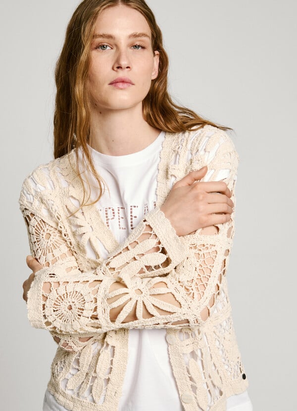 Pepe Jeans Casaco Malha - vista frontal