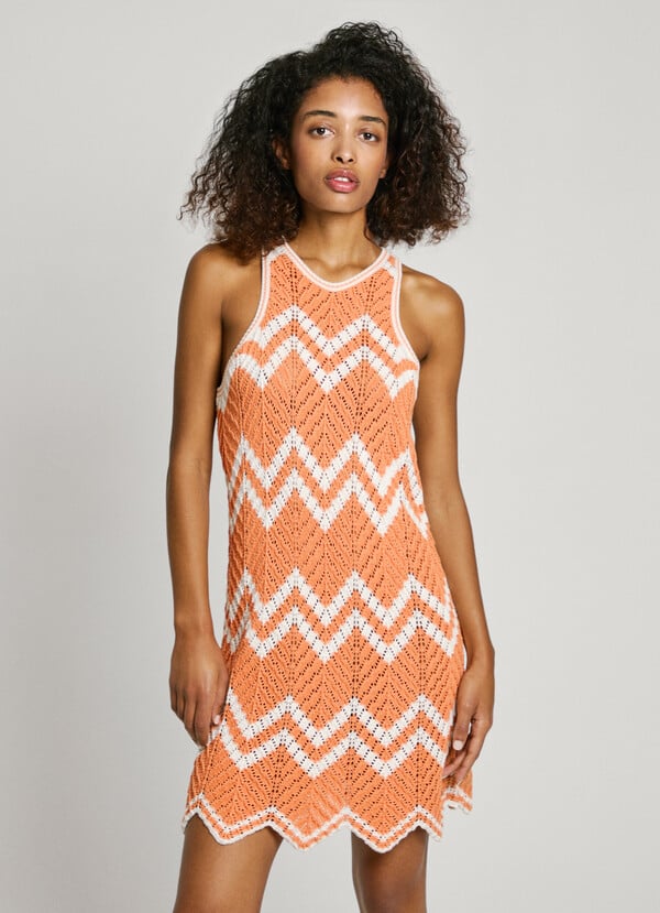 Pepe Jeans Vestido Malha - vista frontal