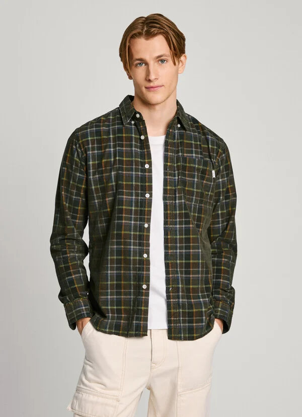 Camisa Pepe Jeans verde - vista frontal