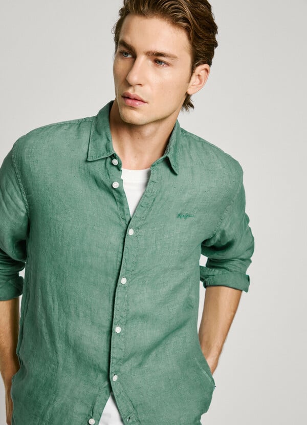 Camisa Pepe Jeans Manga Comprida - detalhe