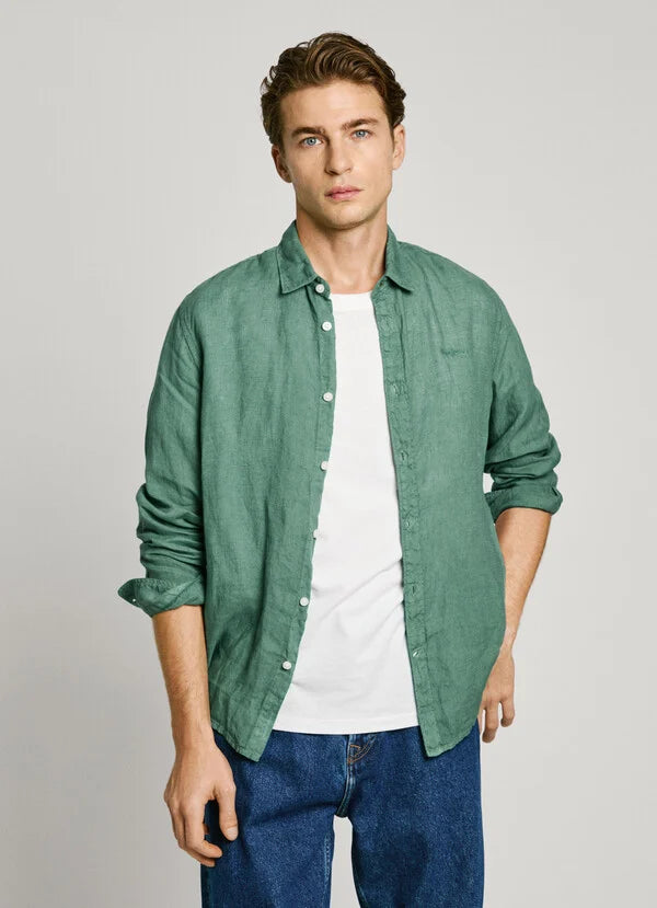 Camisa Pepe Jeans Manga Comprida verde 32 - vista frontal