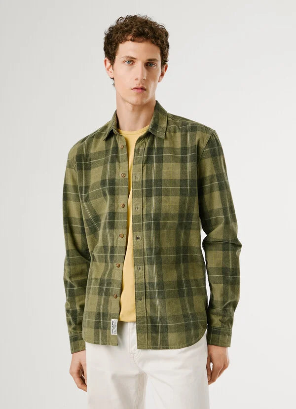 Camisa Bombazine Pepe Jeans verde 32 - vista frontal