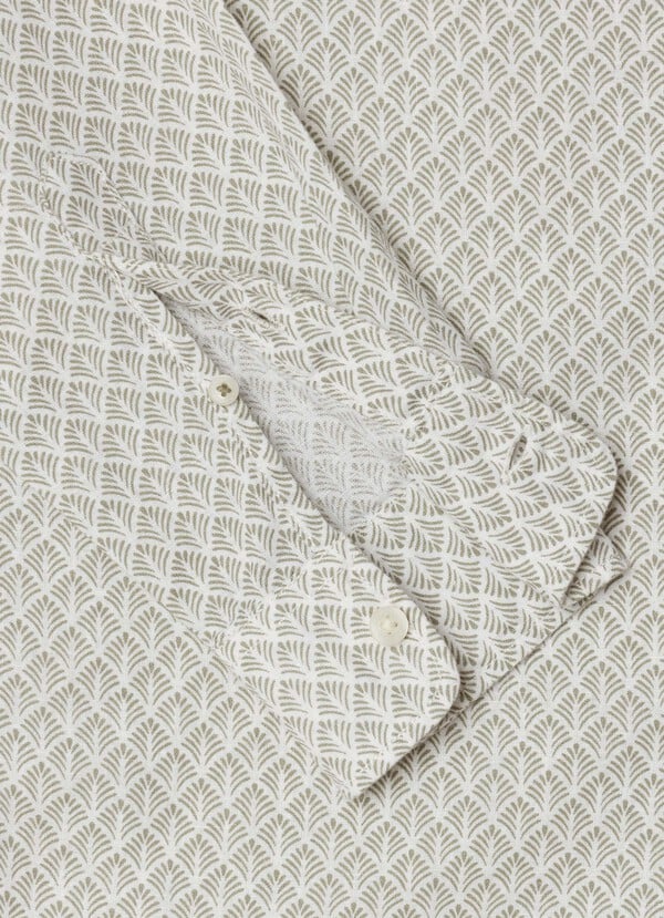 Pepe Jeans printed linen shirt