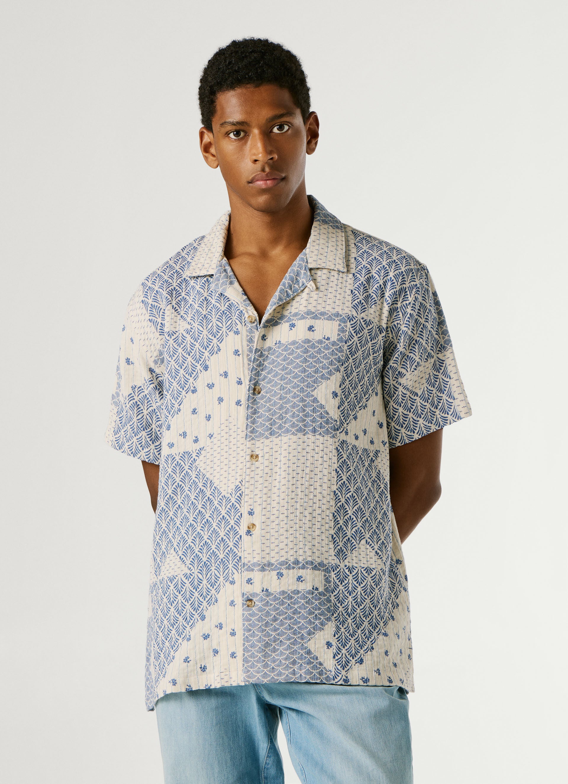 Pepe Jeans Camisa manga curta estampada