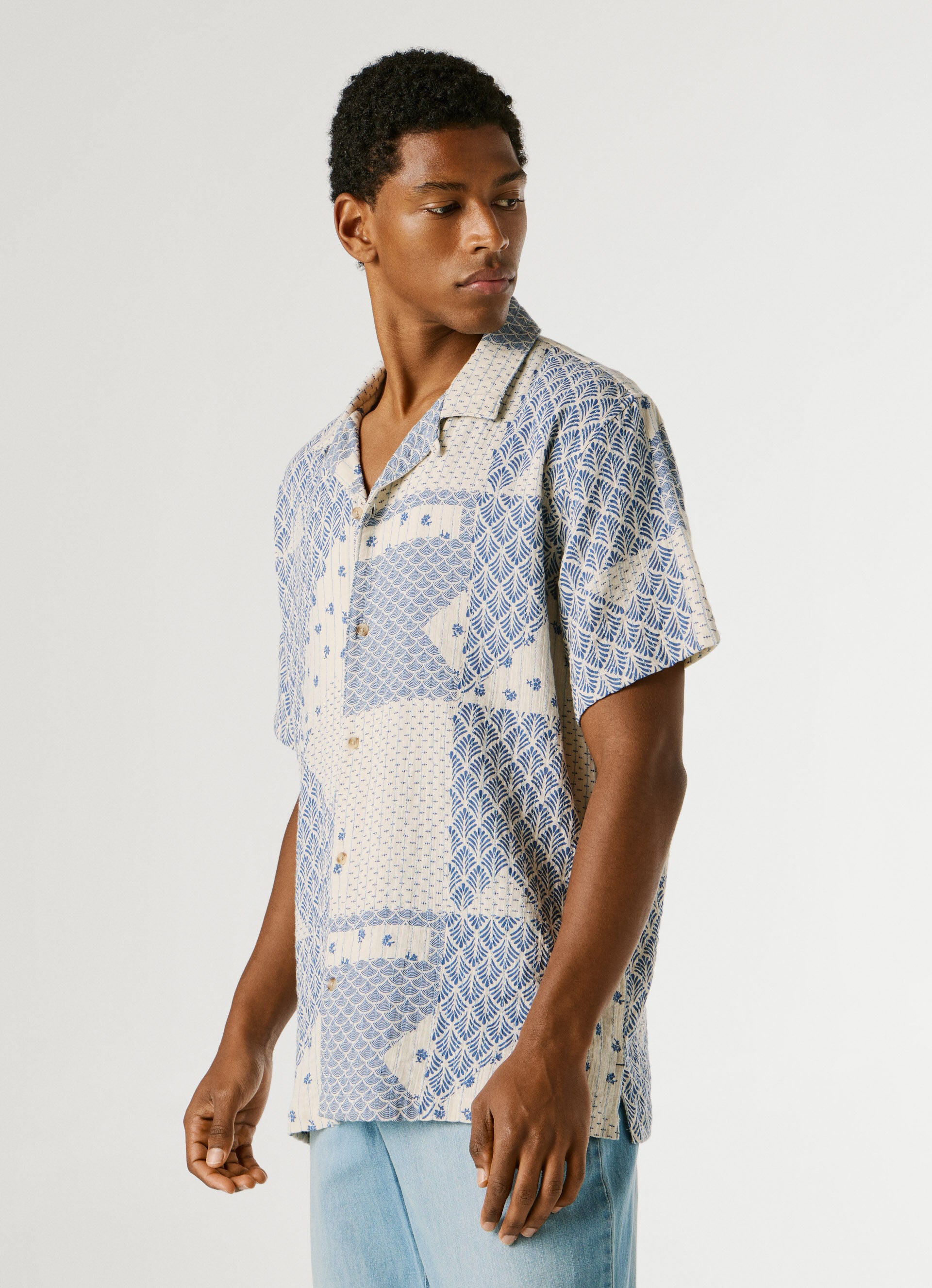 Pepe Jeans Camisa manga curta estampada