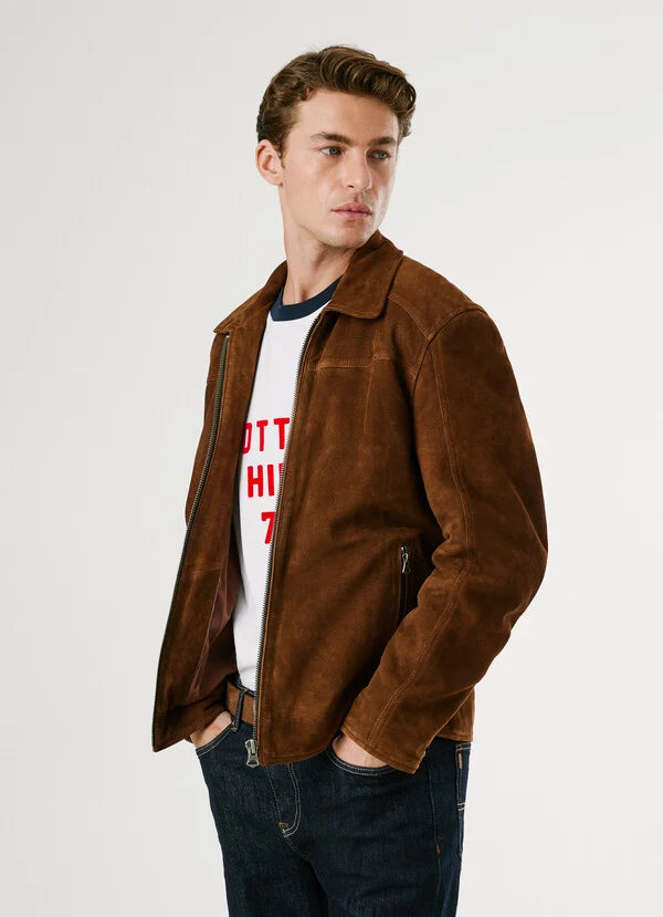 Blusão de Pele Pepe Jeans - detalhe