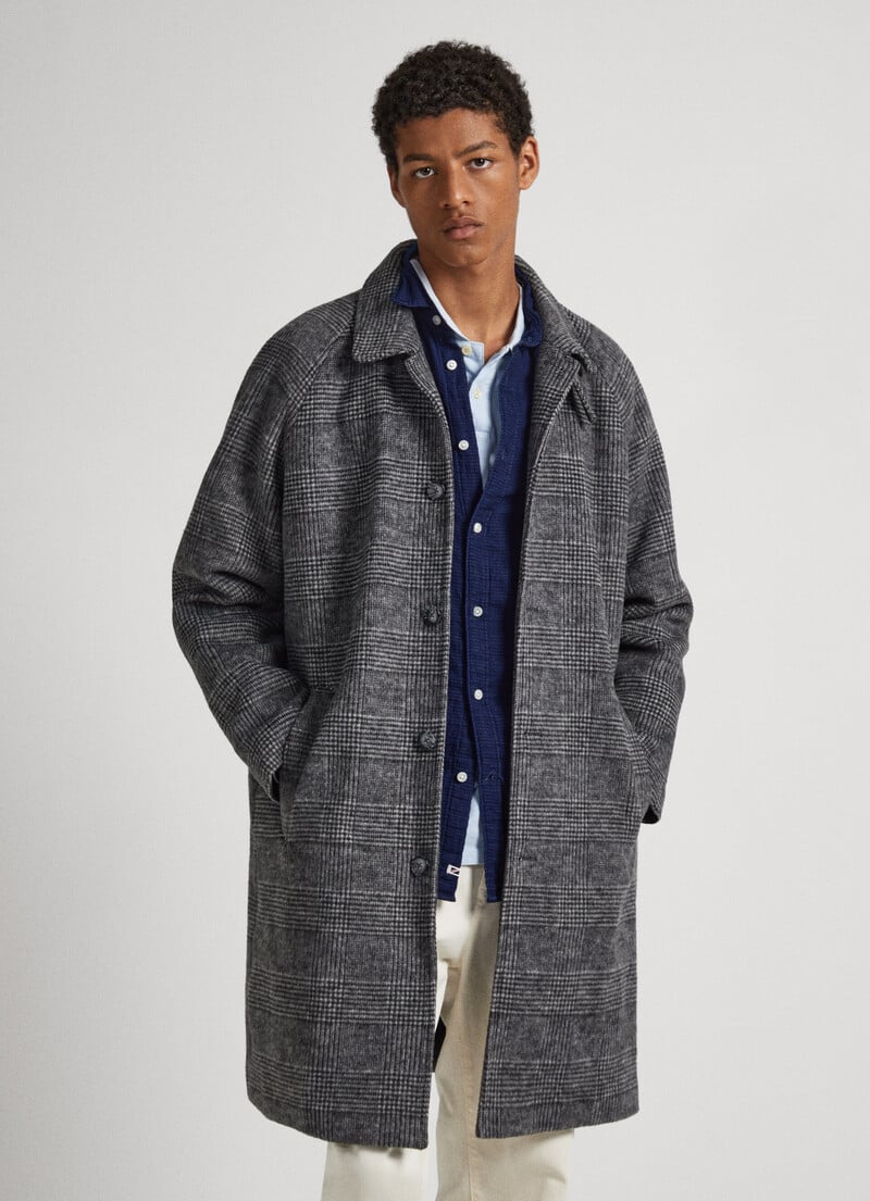 Sobretudo Pepe Jeans cinza - vista frontal