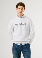Sweatshirt Pepe Jeans Logo Estampado - Regular Fit branco 29 - vista frontal