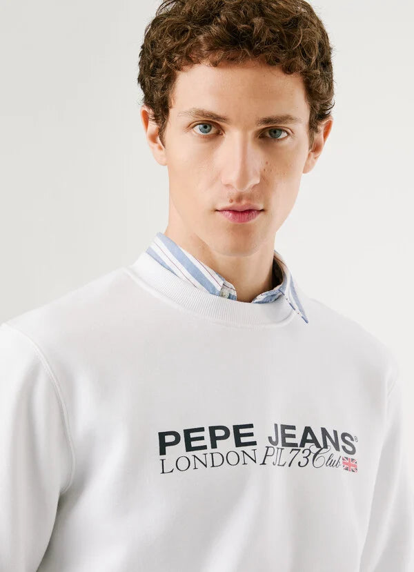Sweatshirt Pepe Jeans Logo Estampado - Regular Fit - detalhe