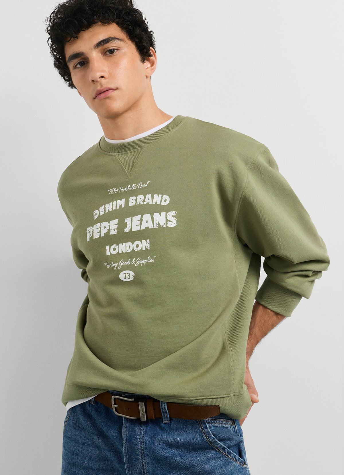 Pepe Jeans Sweatshirt gola redonda estampada