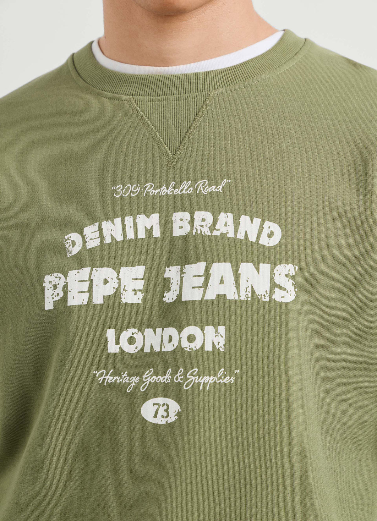 Pepe Jeans Sweatshirt gola redonda estampada