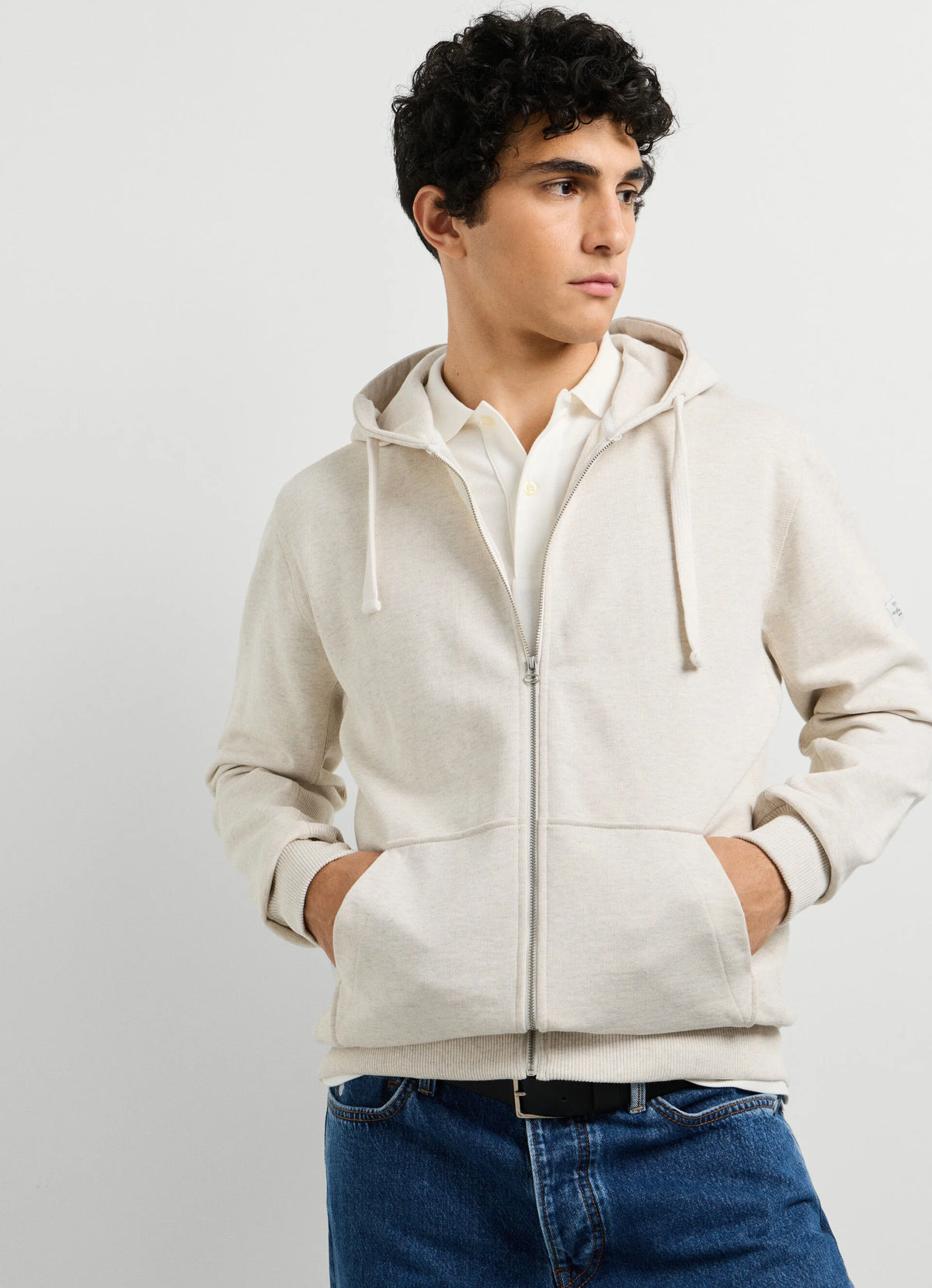 Pepe Jeans Blusão Hoodie com fecho e capuz