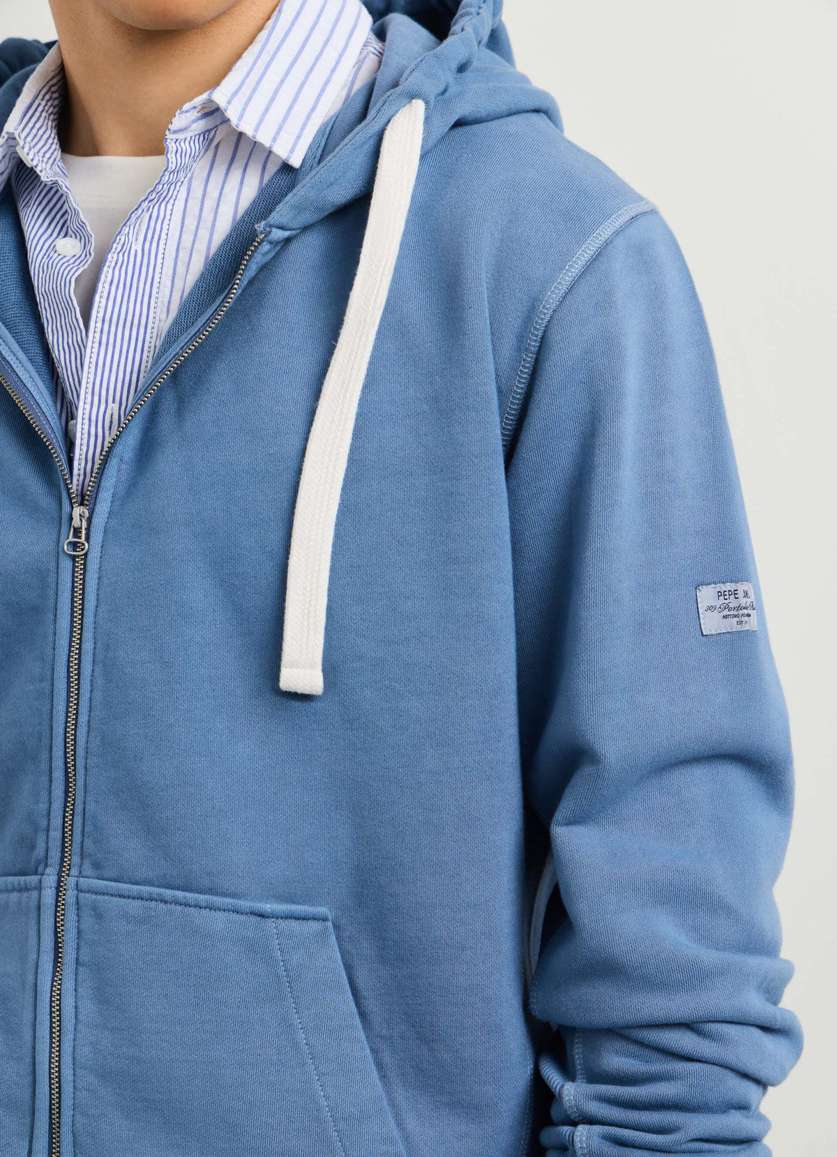 Pepe Jeans Blusão Hoodie com capuz e fecho