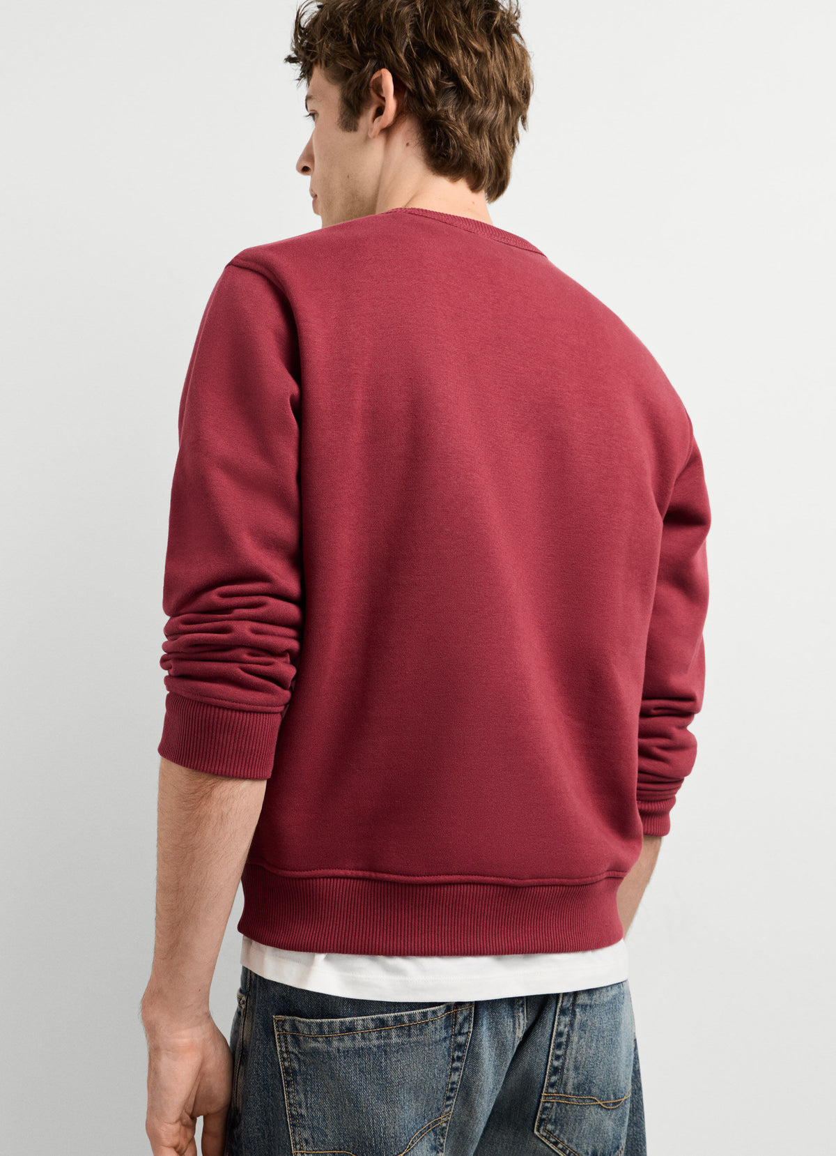 Pepe Jeans Sweatshirt cardada gola redonda