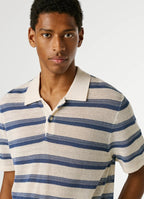 Pepe Jeans Polo striped knit