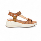 Carmela Leather Sandal with Zipper
