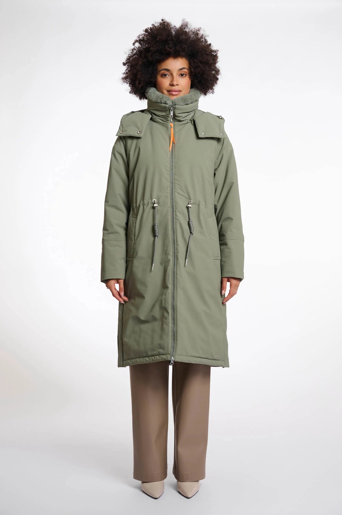 Rino & Pelle Parka Quinte verde 32 - vista frontal