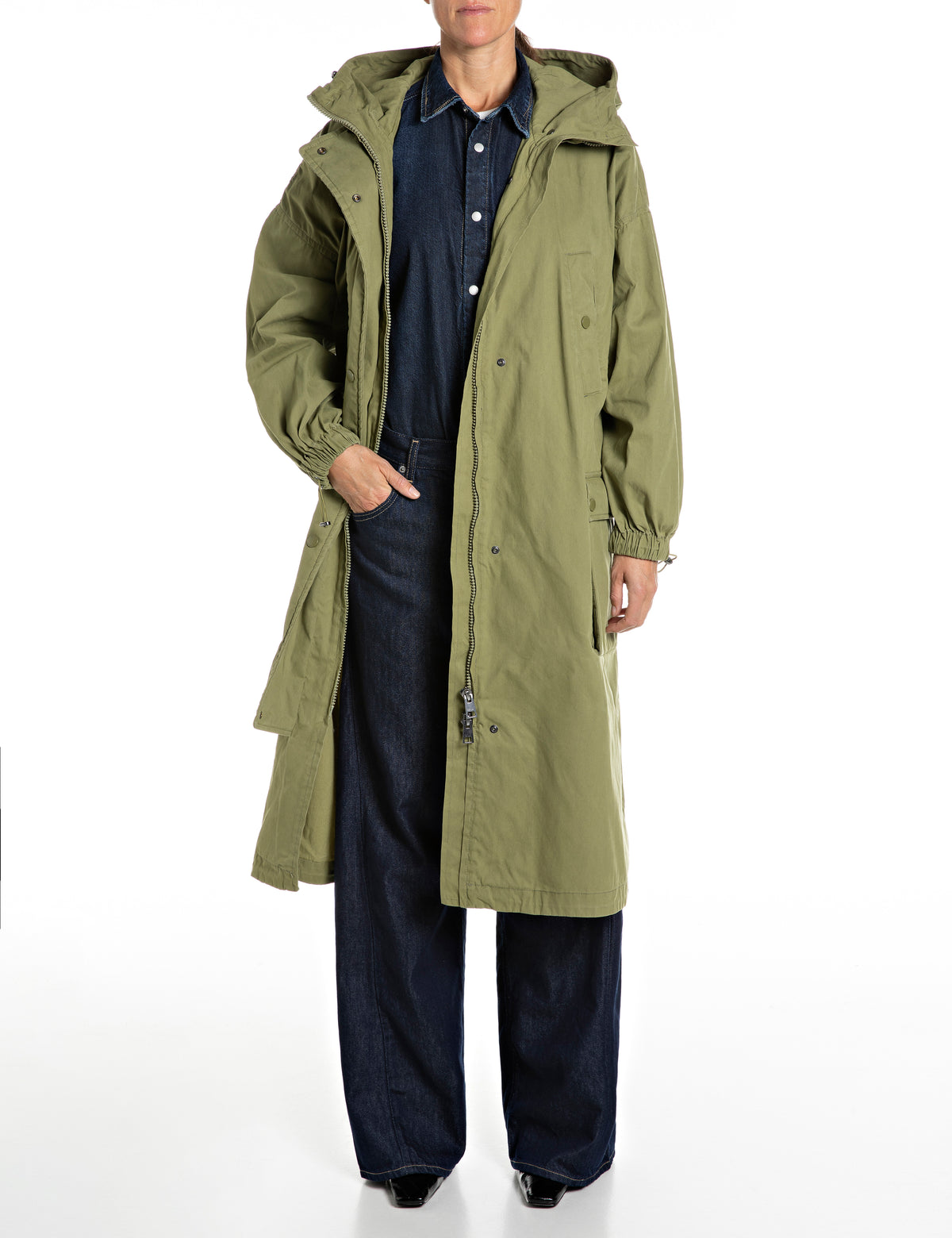 Replay Parka comprida