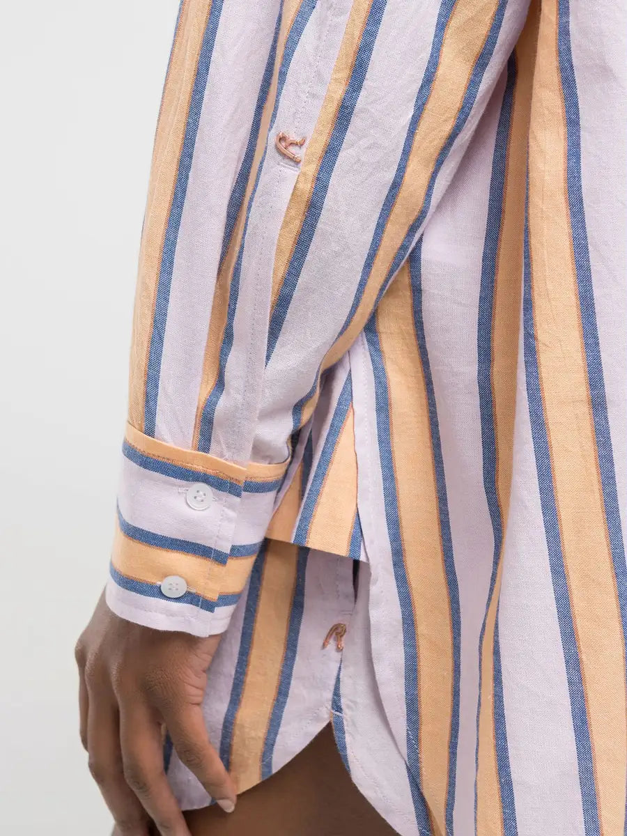 Replay Camisa riscas oversize