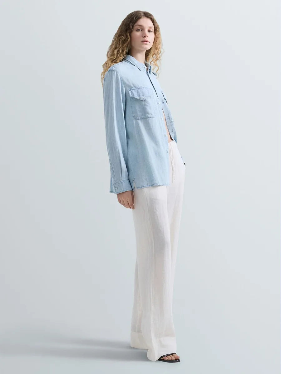 Replay Camisa Oversize Denim