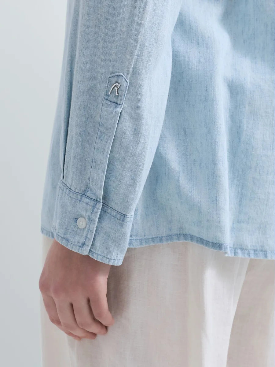 Replay Camisa Oversize Denim