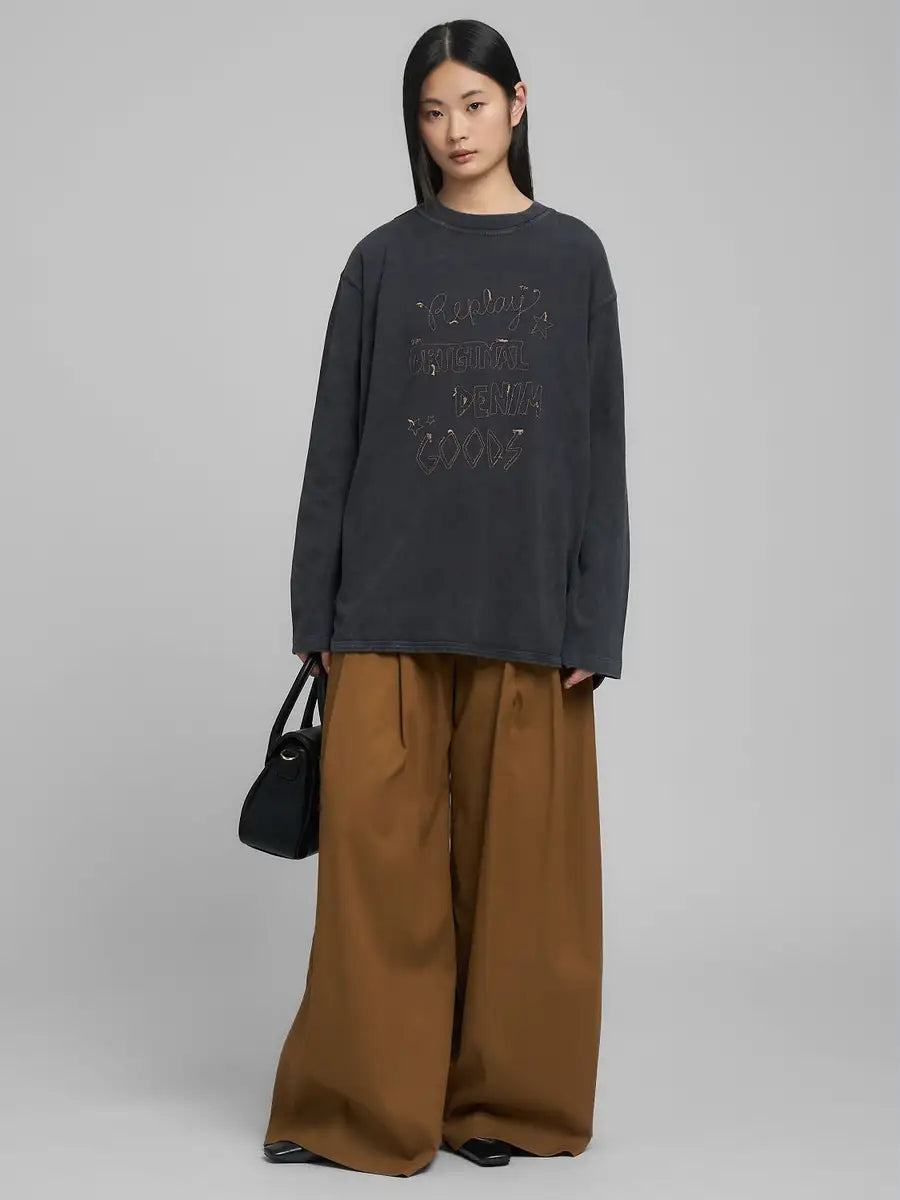 Replay Sweatshirt boy fit - vista frontal