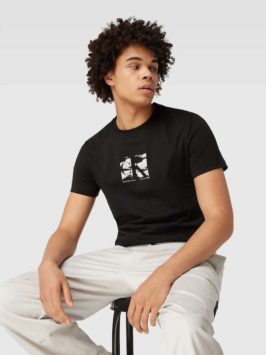 Calvin Klein T-shirt com Logo Algodão Slim Fit - detalhe
