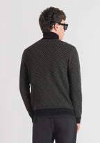 Antony Morato Camisola Algodão Gola Alta - detalhe