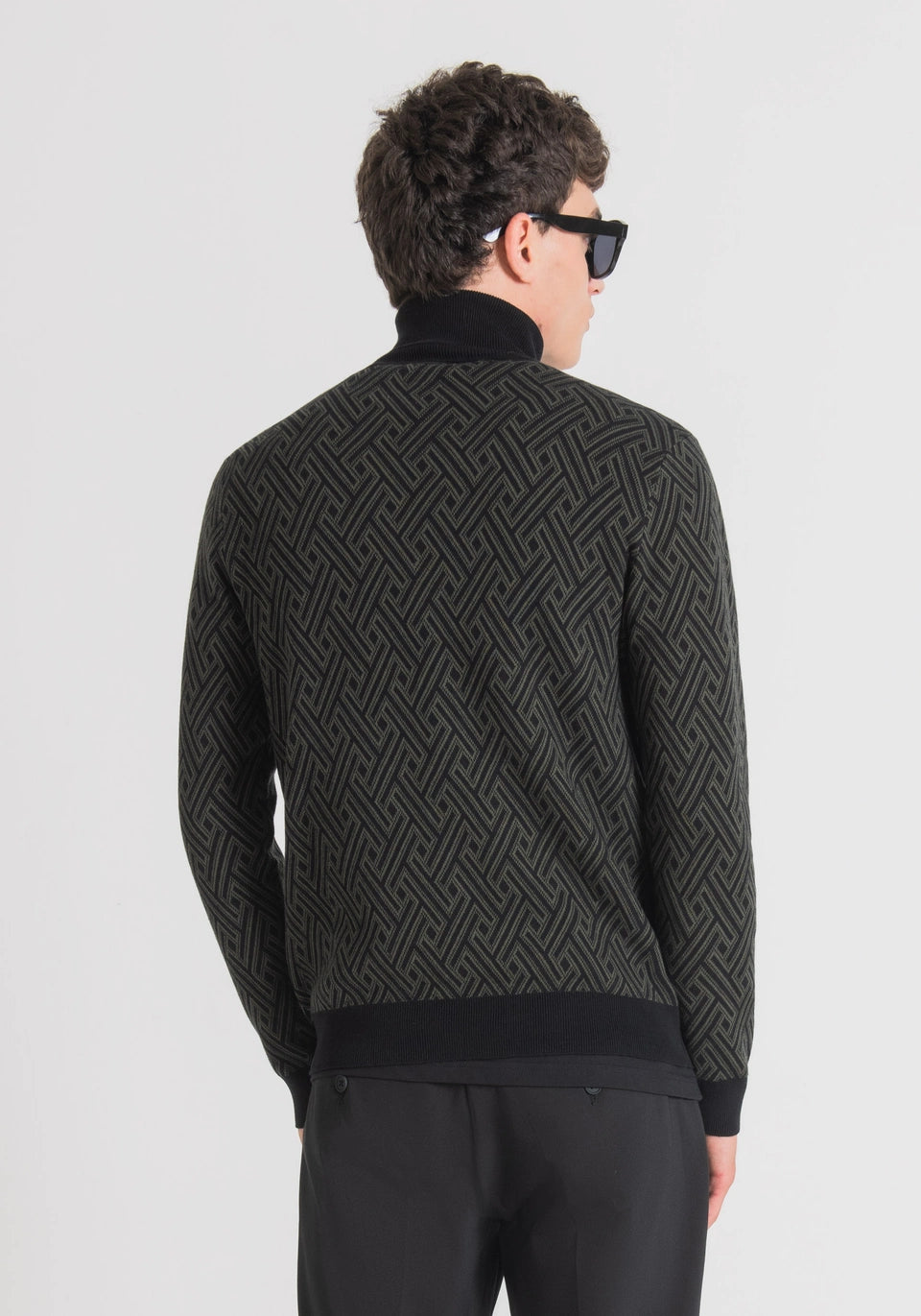 Antony Morato Camisola Algodão Gola Alta - detalhe