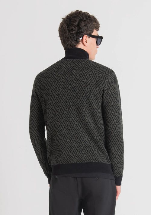 Antony Morato Camisola Algodão Gola Alta - detalhe