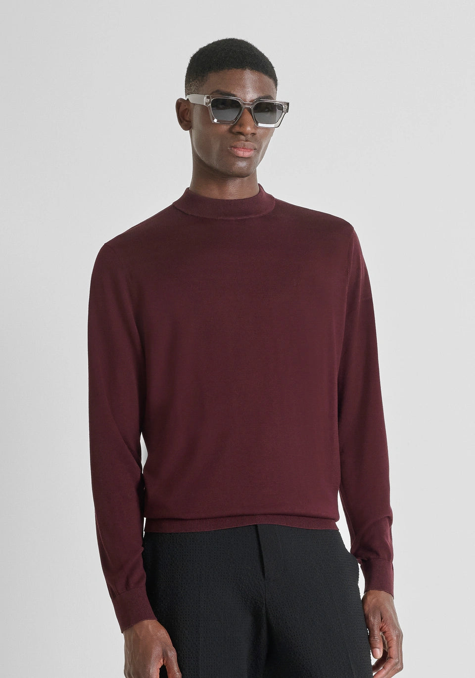 Antony Morato Camisola Viscose Slim Fit bordeaux - vista frontal