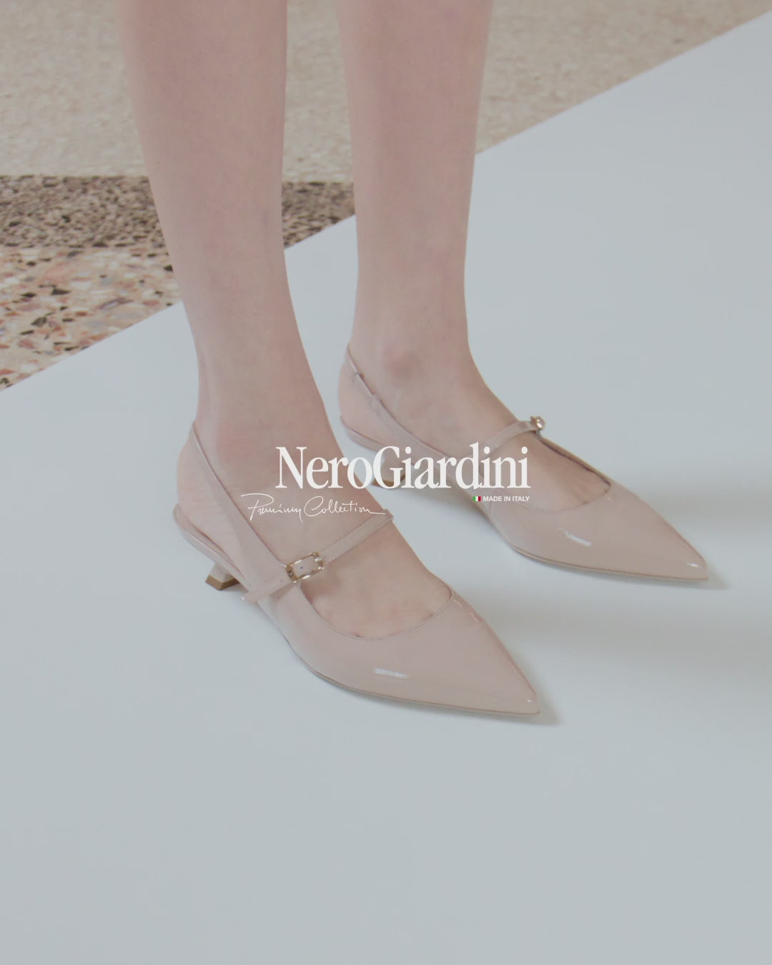 Nero Giardini Sling-Back wide heel