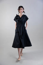 Psophia Vestido com aplicação flor