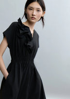 Psophia Vestido com aplicação flor