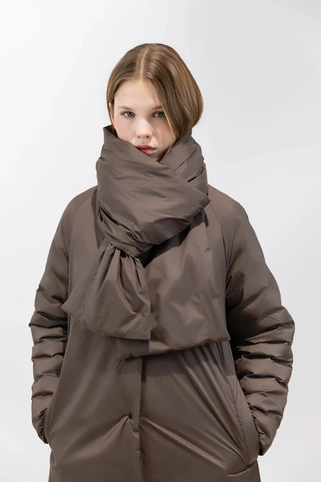 Psophia Casaco Alcochoado puffer com caschcol