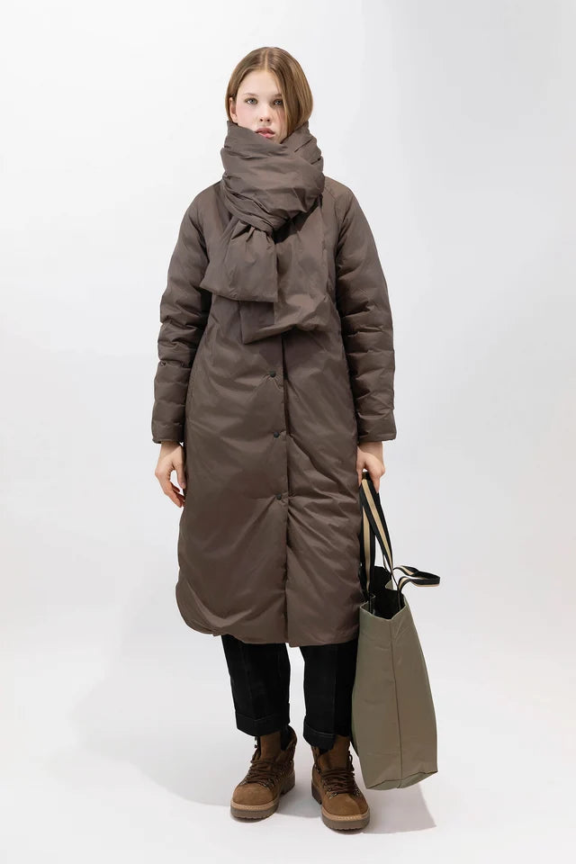 Psophia Casaco Alcochoado puffer com caschcol