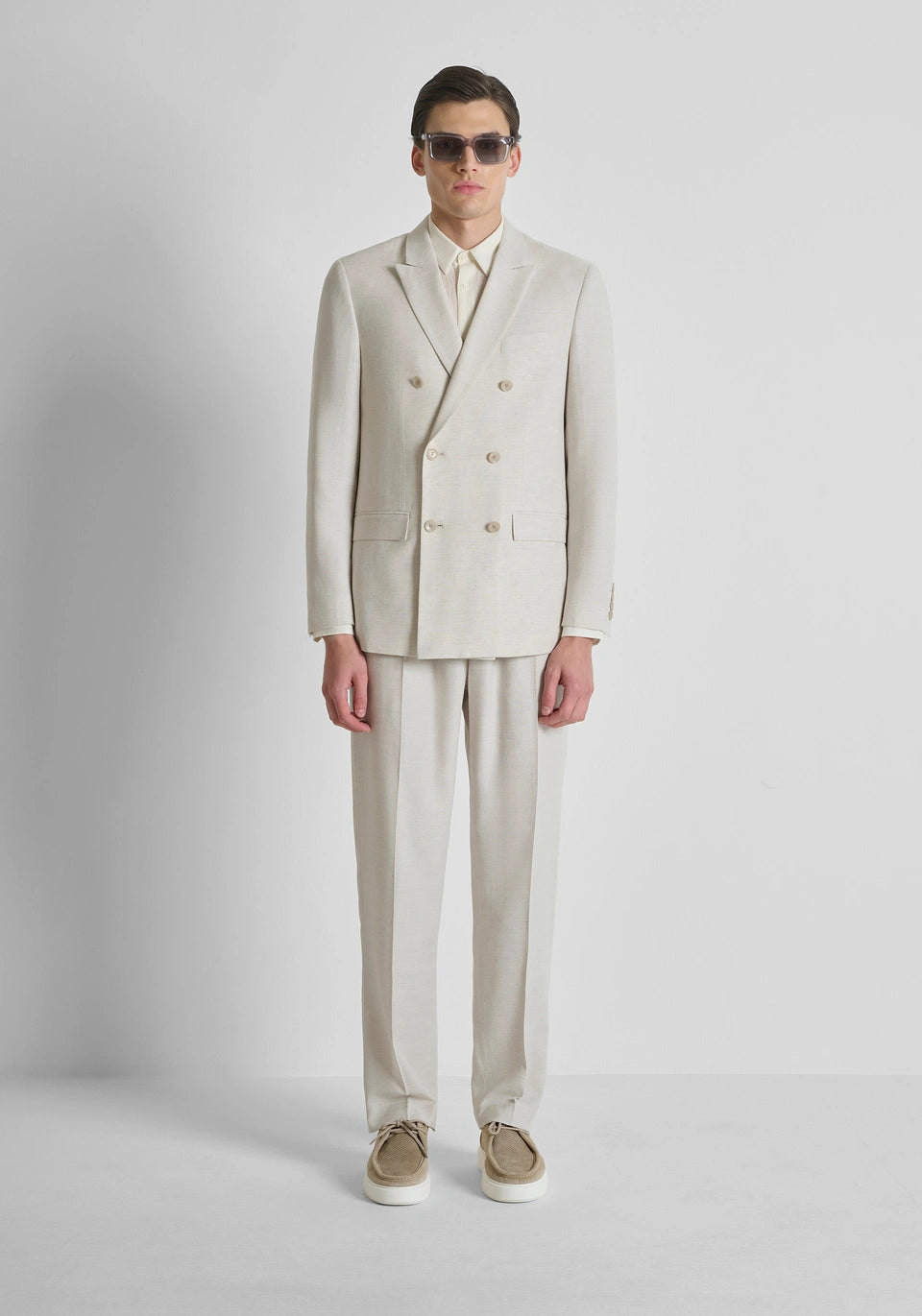 Antony Morato Casaco assertoado bege em linho e viscose