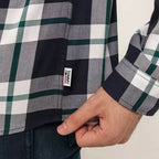 Tommy Jeans Camisa Algodão Denim com Logo Modelo 2