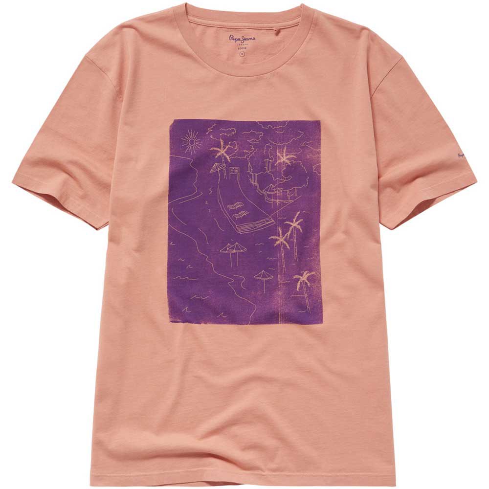 T-shirt Pepe Jeans coral - vista frontal