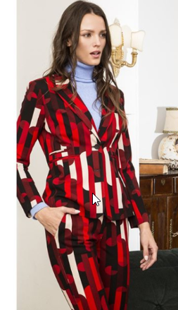 Anonyme Blazer Lã - vista frontal