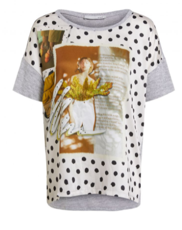 Oui T-shirt Lã Modelo 2 - vista frontal