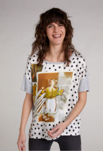 Oui T-shirt Lã Modelo 2 - vista alternativa