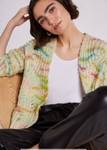 Oui Casaco Algodão Lã - detalhe