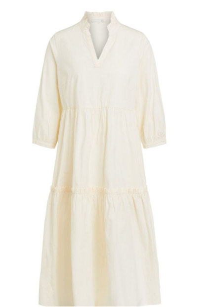 Oui Vestido Algodão Lã - detalhe