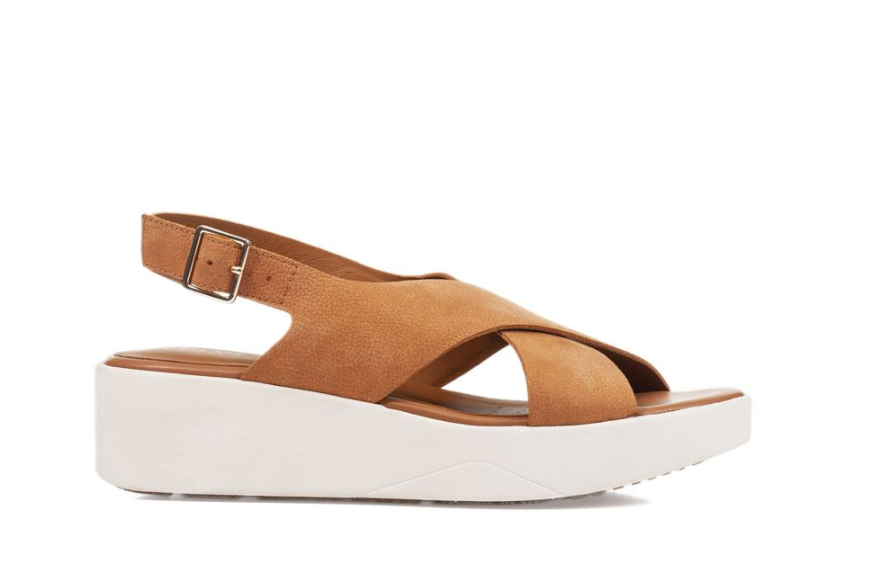 Geox Sandália Laudara Couro - vista frontal