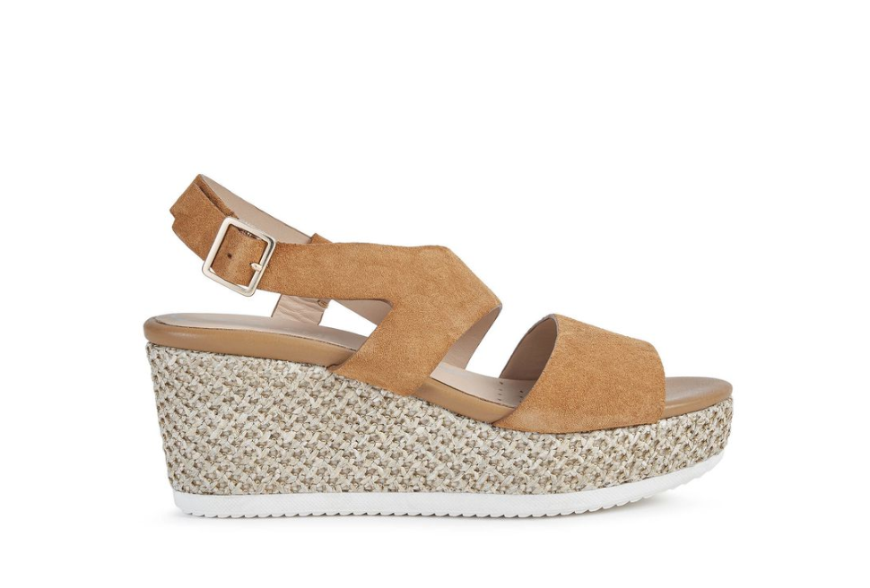 Geox Sandália Lipari Couro - vista frontal